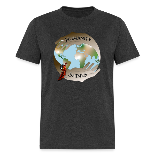 T-shirt - Humanity Shines Organization (Unisex) - heather black