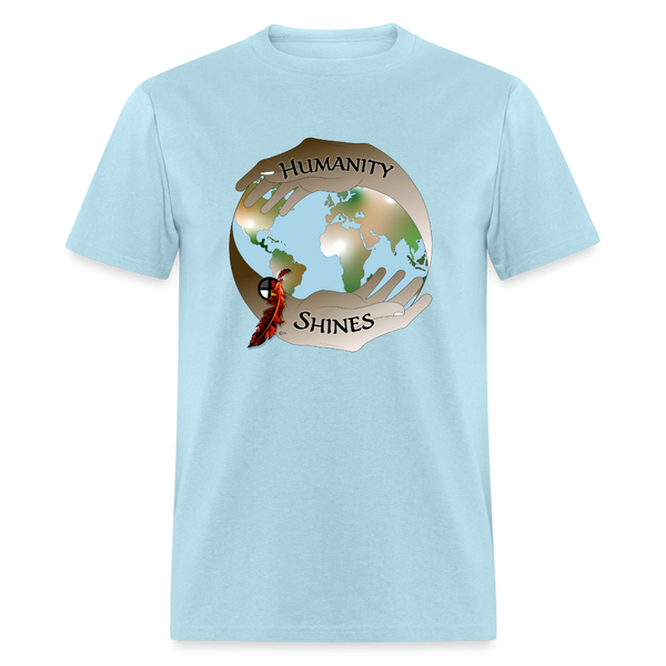 T-shirt - Humanity Shines Organization (Unisex) - powder blue