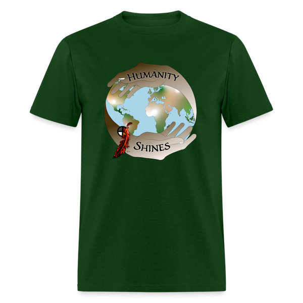 T-shirt - Humanity Shines Organization (Unisex) - forest green