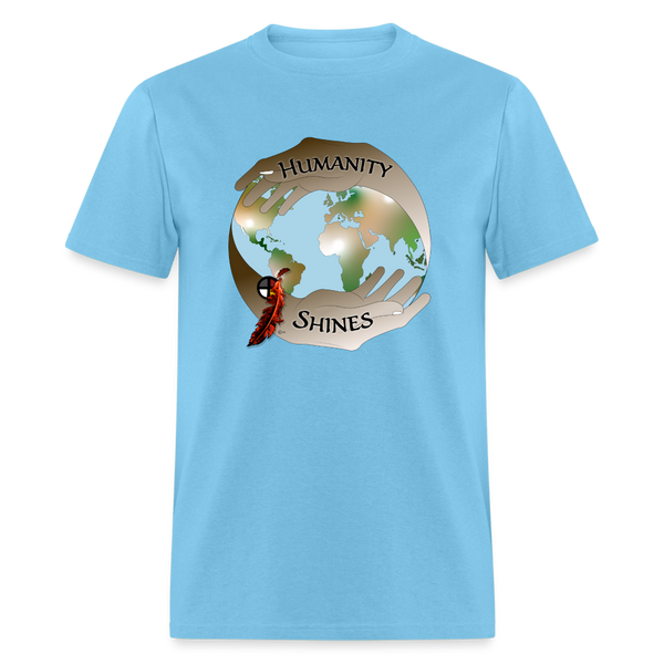 T-shirt - Humanity Shines Organization (Unisex) - aquatic blue