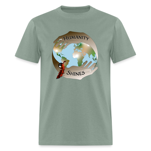 T-shirt - Humanity Shines Organization (Unisex) - sage