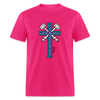 T-shirt - HALelujah! Designs - Keys of the Kingdom (Men's) - Matthew 16:19 - fuchsia