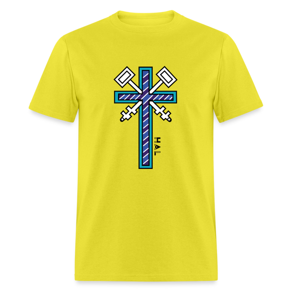 T-shirt - HALelujah! Designs - Keys of the Kingdom (Men's) - Matthew 16:19 - yellow