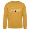 Sweatshirt - Sacajawea, The Windcatcher White Logo - heather mustard