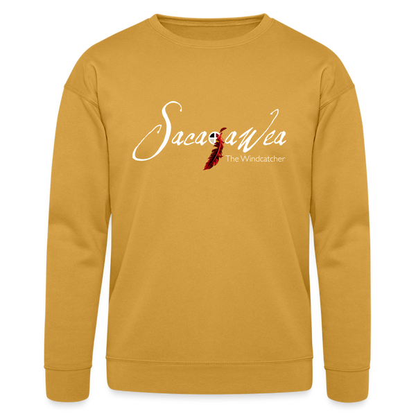 Sweatshirt - Sacajawea, The Windcatcher White Logo - heather mustard