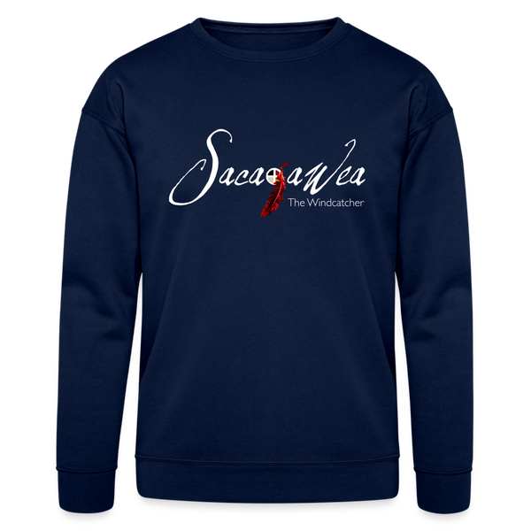 Sweatshirt - Sacajawea, The Windcatcher White Logo - navy