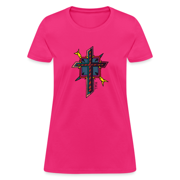 T-shirt - HALelujah! Designs - To be Faithful (Women's) - fuchsia