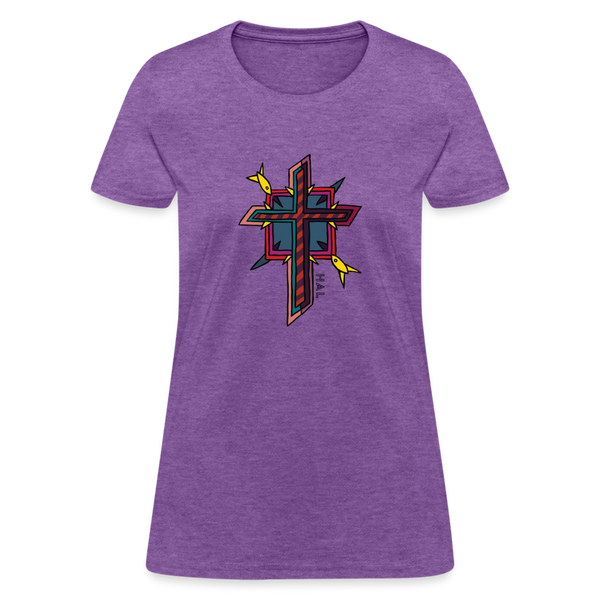 T-shirt - HALelujah! Designs - To be Faithful (Women's) - purple heather