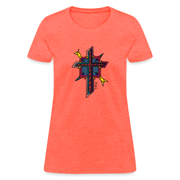 T-shirt - HALelujah! Designs - To be Faithful (Women's) - heather coral