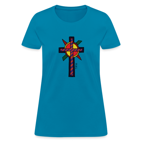 T-shirt - HALelujah! Designs - Splendor of Thorns (Women's) - turquoise