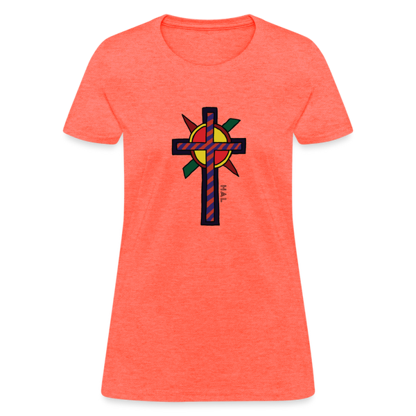 T-shirt - HALelujah! Designs - Splendor of Thorns (Women's) - heather coral