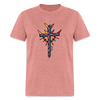 T-shirt - HALelujah! Designs - Cross of Love (Women's) - heather mauve