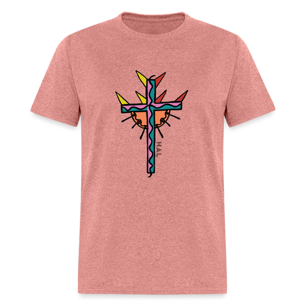 T-shirt - HALelujah! Designs - Cross of Love (Women's) - heather mauve