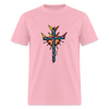 T-shirt - HALelujah! Designs - Cross of Love (Women's) - pink