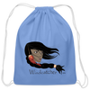 Bag - The Grass Maiden, Sacajawea with Drawstring - carolina blue