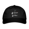 Hat - Warrior Woman Organic White Logo - Printed - black