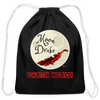 Bag - Moon Drake Series with Drawstring - black