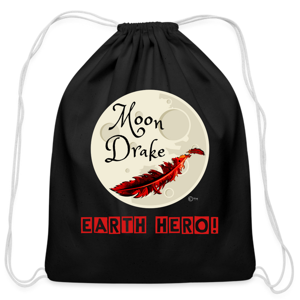 Bag - Moon Drake Series with Drawstring - black