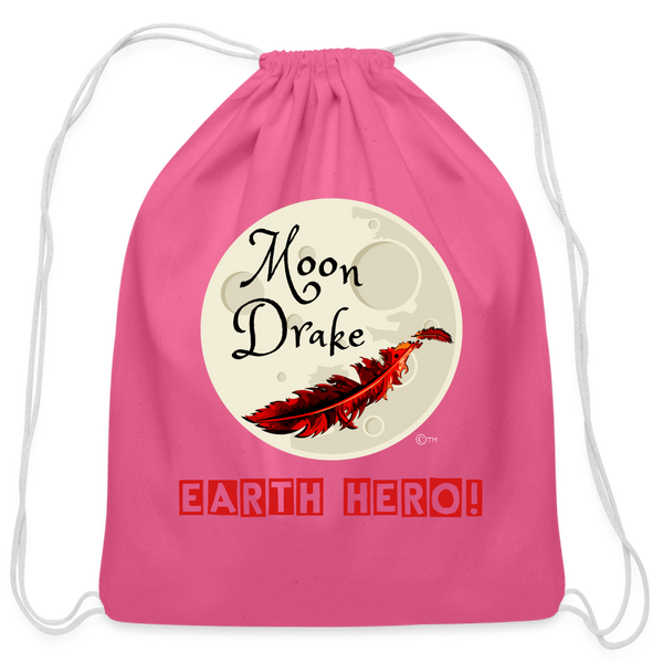 Bag - Moon Drake Series with Drawstring - pink