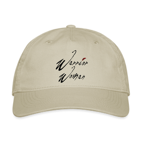 Hat - Warrior Woman Organic Black Logo - Printed