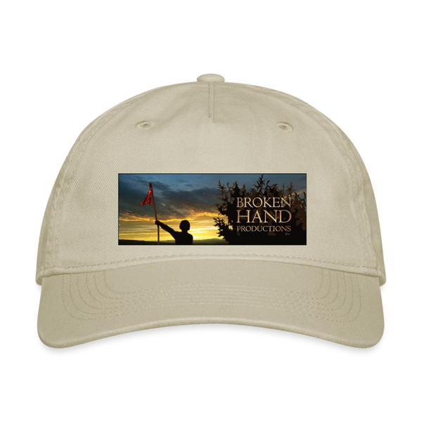 HAT - Broken Hand Productions Logo - Printed - khaki