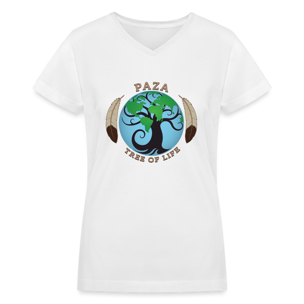 T-Shirt - PAZA Tree of Life (Women's) - white