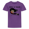 Youth T-shirt - The Grass Maiden, Sacajawea - purple