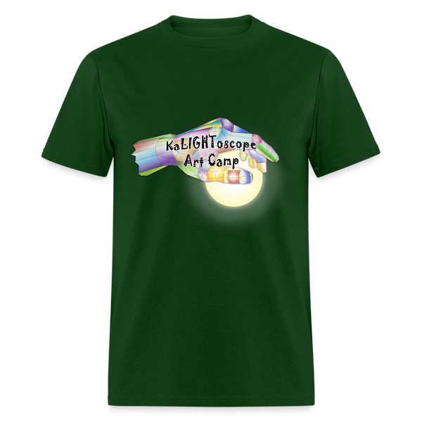 T-shirt - KaLIGHToscope Art Camp (Adult) - forest green