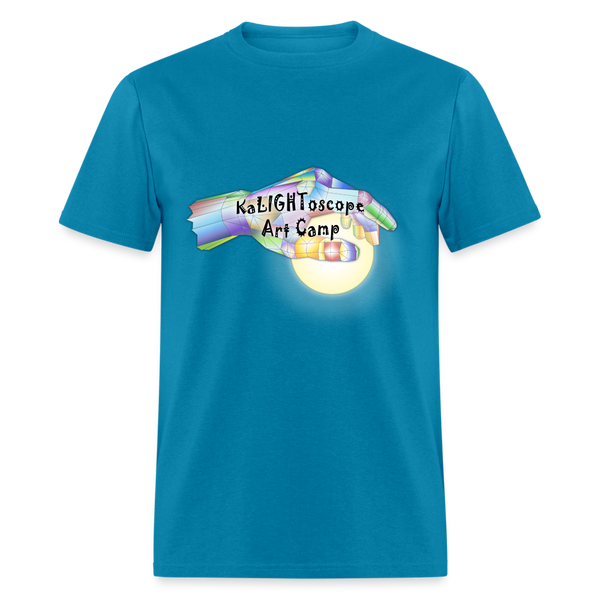 T-shirt - KaLIGHToscope Art Camp (Adult) - turquoise