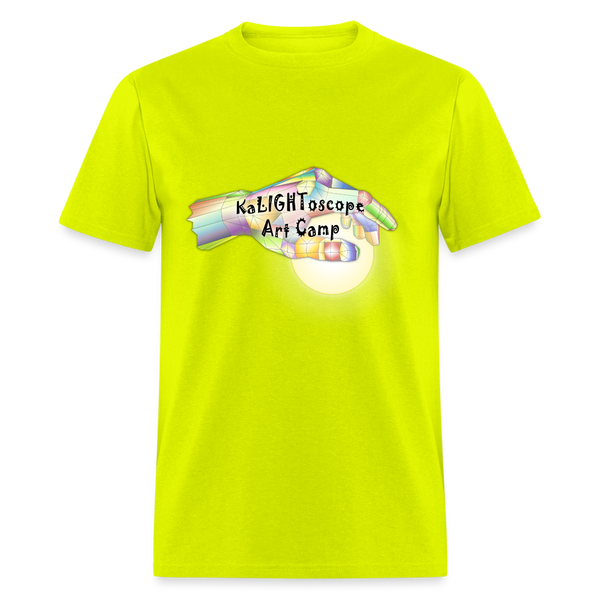 T-shirt - KaLIGHToscope Art Camp (Adult) - safety green