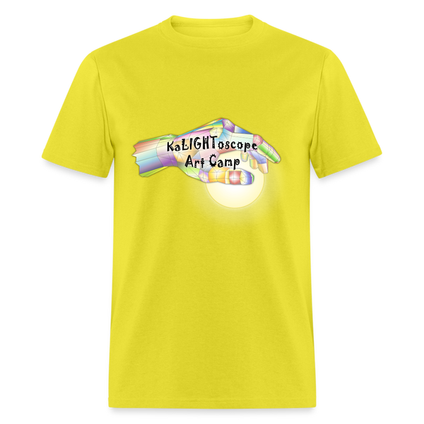 T-shirt - KaLIGHToscope Art Camp (Adult) - yellow