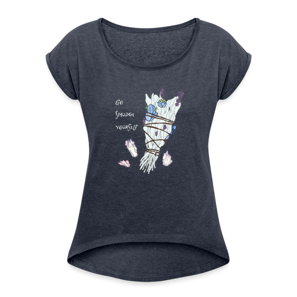 T-shirt - Go Smudge Yourself (Women's) - navy heather