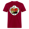 T-shirt - Growing Seeds Worldwide - Grow Love (Unisex) - dark red