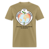 T-shirt - Growing Seeds Worldwide Logo (Unisex) - khaki