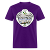 T-shirt - Growing Seeds Worldwide - Grow Peace (Unisex) - purple