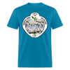 T-shirt - Growing Seeds Worldwide - Grow Peace (Unisex) - turquoise