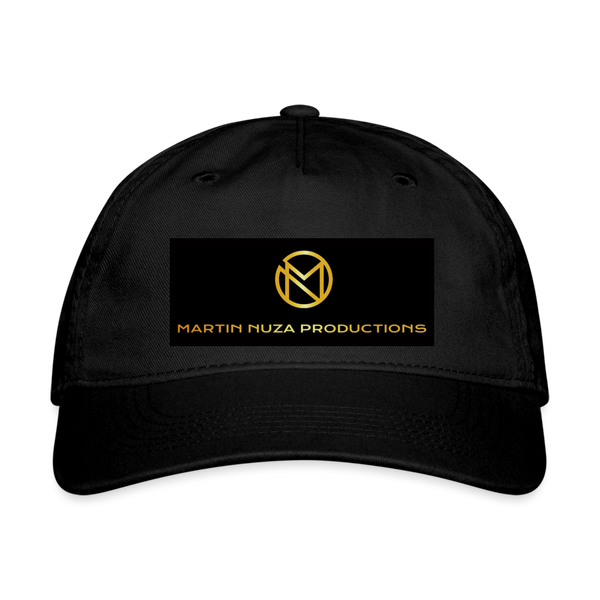 Hat - Organic - Martin Nuza Productions Logo - Printed - black