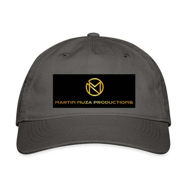 Hat - Organic - Martin Nuza Productions Logo - Printed - charcoal