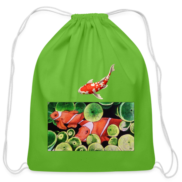 Bag - Tropical Fish by Fitz (Drawstring) - clover