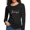 T-Shirt - Sacajawea, The Windcatcher White Logo (Women's Long Sleeve)