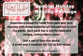 Holiday Package - Hybrid Healers Rice Packs - Elements of Serenity