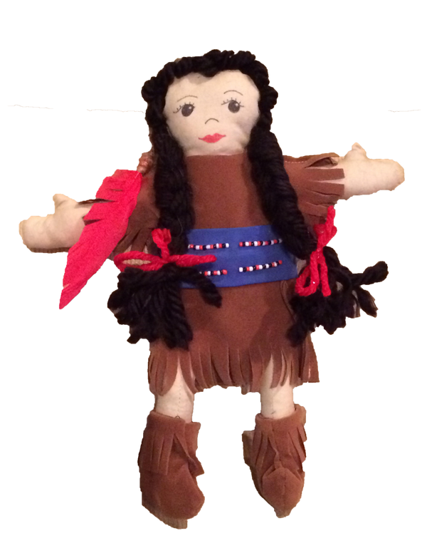 Toys - The Grass Maiden, Sacajawea - Hand-made Doll