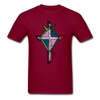 T-shirt - HALelujah! Designs - The Four Elements - burgundy