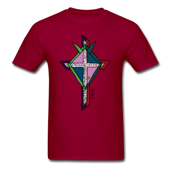 T-shirt - HALelujah! Designs - The Four Elements - dark red