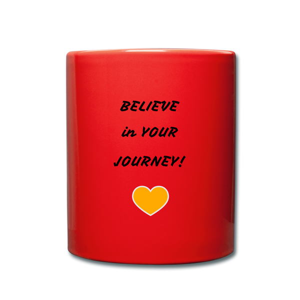 Mug - Sacajawea Believe in YOUR Journey - red