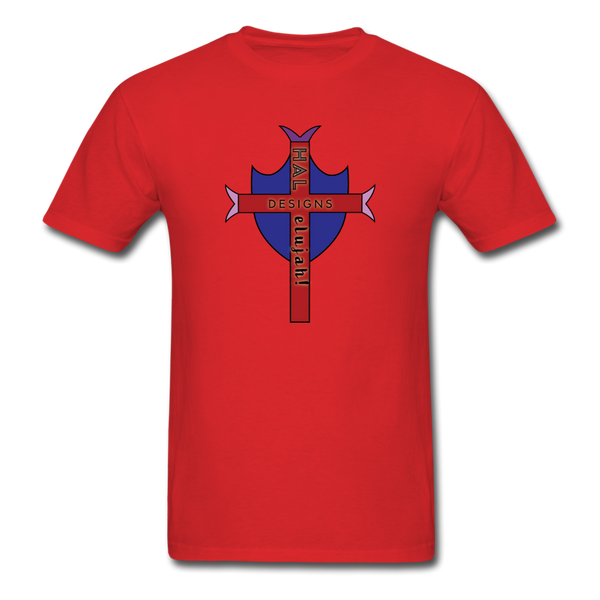 T-shirt - HALelujah! Designs Logo (Unisex) - red