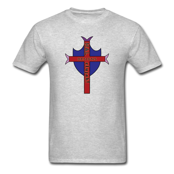T-shirt - HALelujah! Designs Logo (Unisex) - heather gray