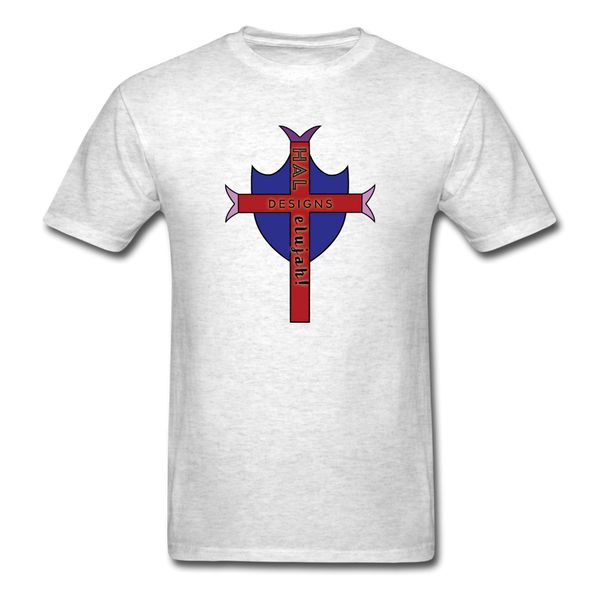 T-shirt - HALelujah! Designs Logo (Unisex) - light heather gray