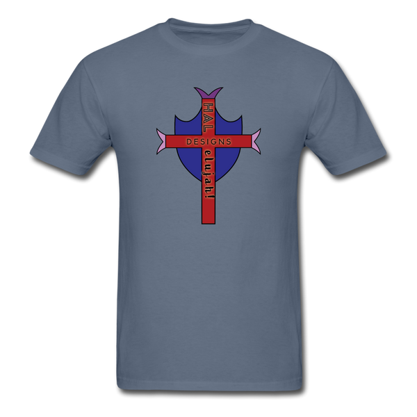 T-shirt - HALelujah! Designs Logo (Unisex) - denim