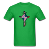 T-shirt - HALelujah! Designs - Cross of Love (Unisex) - bright green